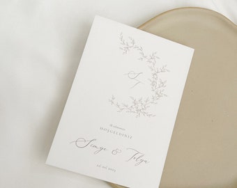 Wedding table card | hochzeit tischkarte | nisan masa karti