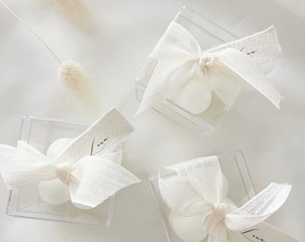 Bubble candle thank you | Bubble choice gifts | Bubble wedding gift 4x4x4 cm
