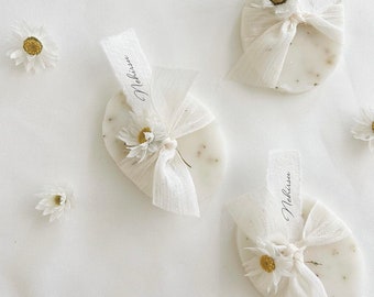 Lavendel daisy zeepjes | Geboorte bedankjes | Birth gift | Wedding gift | Bruiloft bedankje | Hediyelik sabun