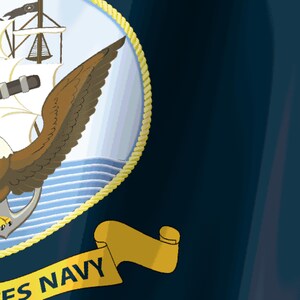 US Navy Flag Stream Deck Screensaver, Animated Waving Flag GIF, Elgato MK2 XL Plus, Instant Digital Download image 3