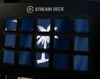 South Carolina Flag Stream Deck Screensaver, Animated Waving Flag GIF, Elgato MK2 XL Plus, Instant Digital Download