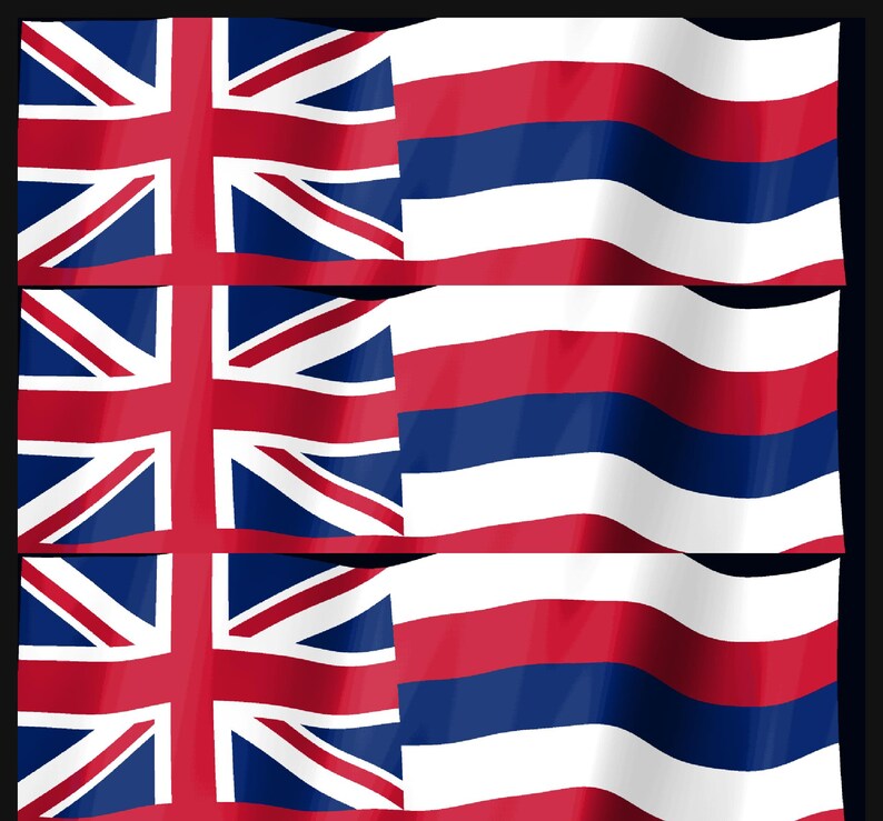 Protector de pantalla Stream Deck con la bandera de Hawái, GIF animado de bandera ondeando, Elgato MK2 XL Plus, descarga digital instantánea. imagen 4