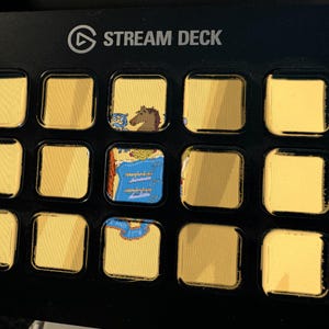 Skärmsläckare för New Jersey-flaggan, animerad GIF med viftande flagga, Elgato MK2 XL Plus, omedelbar digital nedladdning bild 1