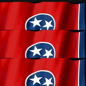 Tennessee-Flagge als Stream-Deck-Bildschirmschoner, animierte wehende Flagge (GIF), Elgato MK2 XL Plus, sofortiger digitaler Download Bild 4