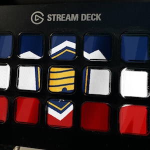 Utah-Flagge als Stream-Deck-Bildschirmschoner, animierte wehende Flagge (GIF), Elgato MK2 XL Plus, sofortiger digitaler Download Bild 1