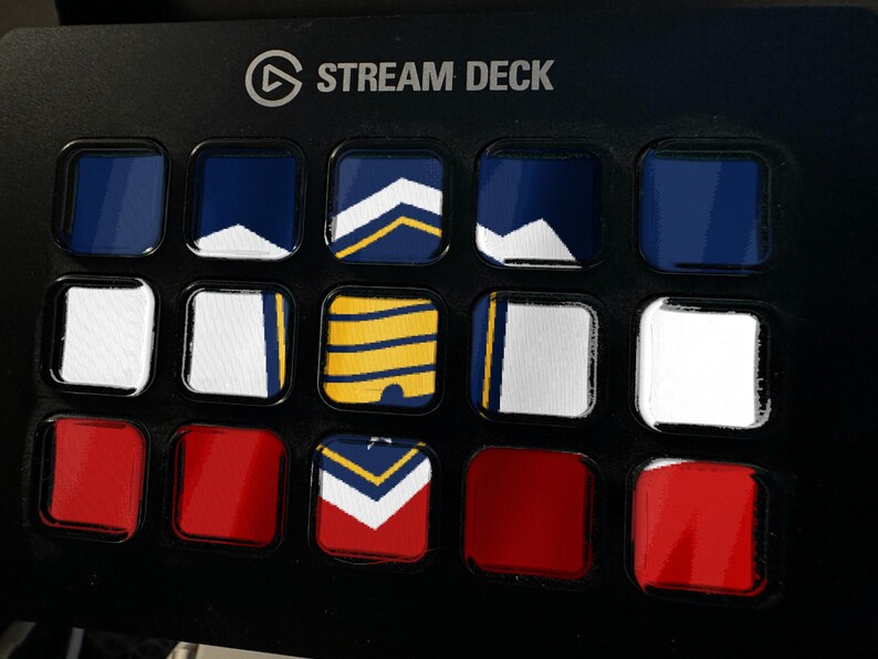 Utah-Flagge als Stream-Deck-Bildschirmschoner, animierte wehende Flagge (GIF), Elgato MK2 XL Plus, sofortiger digitaler Download Bild 1