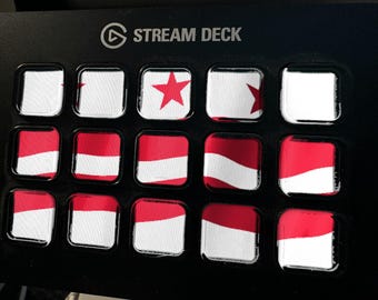 Washington DC Flag Stream Deck Screensaver, Animated Waving Flag GIF, Elgato MK2 XL Plus, Instant Digital Download