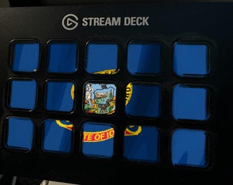 Idaho Flag Stream Deck Screensaver, Animated Waving Flag GIF, Elgato MK2 XL Plus, Instant Digital Download