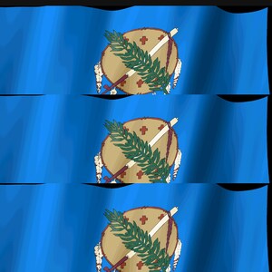 Oklahoma Flag Stream Deck Screensaver, Animated Waving Flag GIF, Elgato MK2 XL Plus, Instant Digital Download image 4