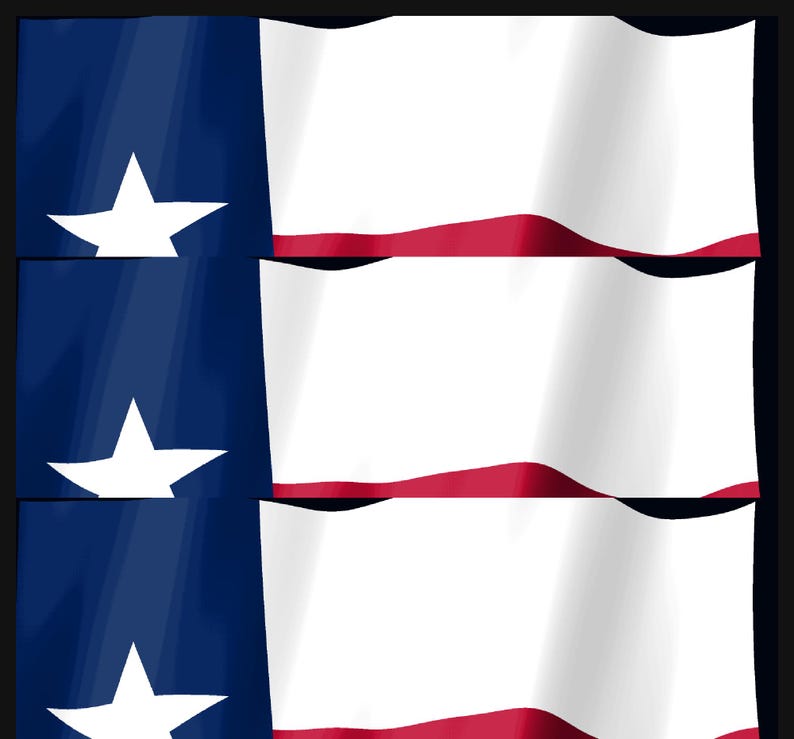Texas Flag Stream Deck Screensaver, Animated Waving Flag GIF, Elgato MK2 XL Plus, Instant Digital Download image 4