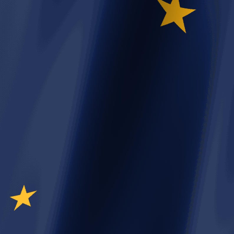 Alaska-Flagge als Stream-Deck-Bildschirmschoner, animierte wehende Flagge (GIF), Elgato MK2 XL Plus, sofortiger digitaler Download Bild 3