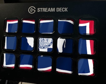 Wyoming Flag Stream Deck Screensaver, Animated Waving Flag GIF, Elgato MK2 XL Plus, Instant Digital Download