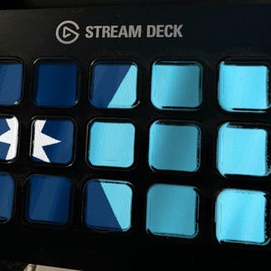 Protetor de tela Stream Deck com a bandeira de Minnesota, GIF animado da bandeira ondulando, Elgato MK2 XL Plus, download digital instantâneo imagem 1