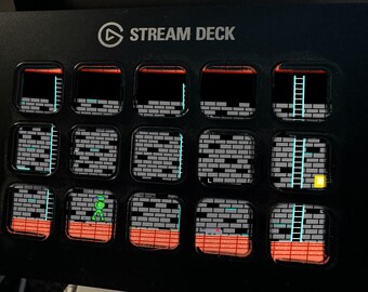 Storm Drain Stream Deck Screensaver, Animated 8-Bit Sewer GIF, Elgato MK2 XL Plus