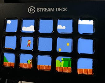 Pipe Runner Stream Deck Screensaver, Animated 8-Bit Platformer GIF, Elgato MK2 XL Plus