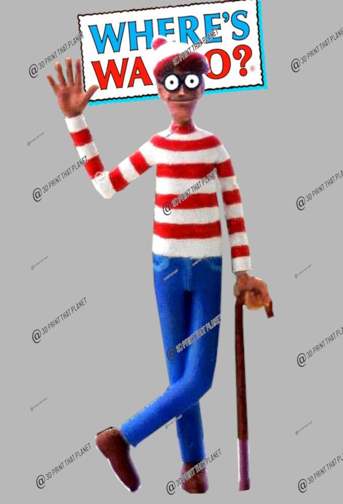 Where is Waldo STL 3D Printing File Nfsw 3d - Etsy
