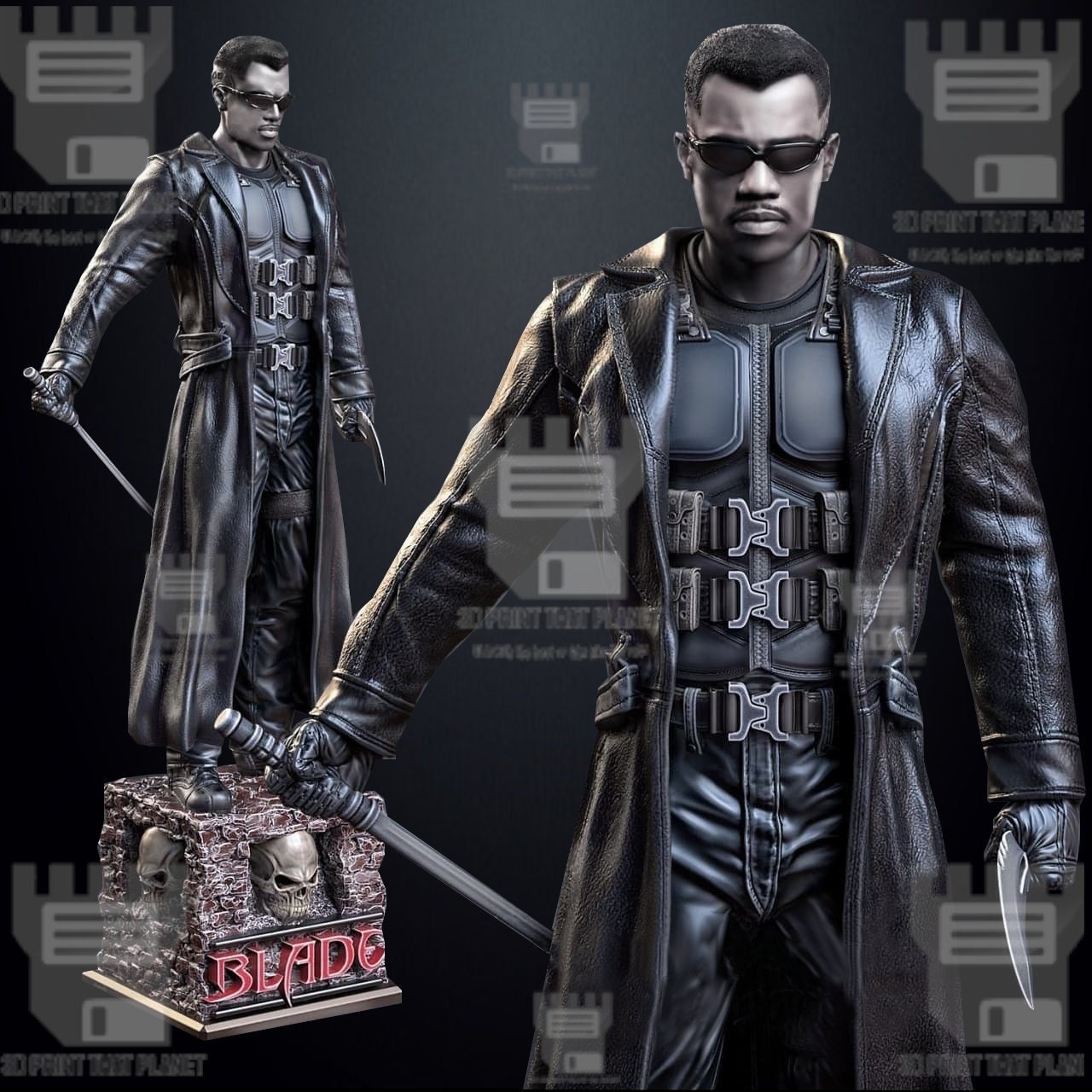 Trinity Movie 35" Stainless Steel Daywalker Sword Blade With Sheath