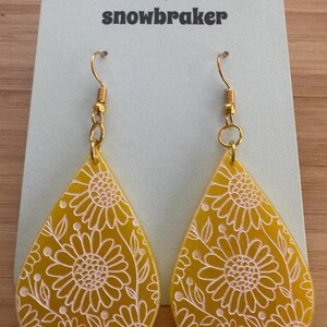 Floral Drop Earrings