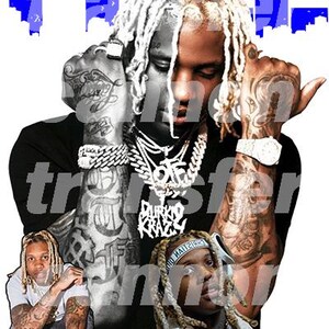 Versión azul de Lil Durk gratis en formato PNG