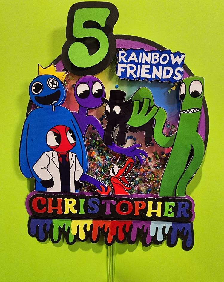 rainbow friends chapter 2 rainbow friends fnf rainbow friends roblox  rainbow friends animation rainb Sticker for Sale by VitaovApparel