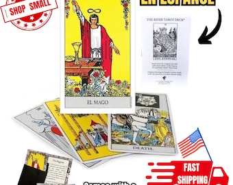 Mazo de Cartas del Tarot Rider Waite Original e Instrucciones en Español