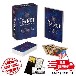 Tarot of Marseilles Deck with Illustrated Book - Original Designs from 1760 Tarot Cards Deck