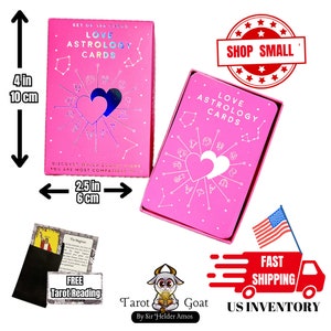 Cartas de astrología del amor: aprenda astrología con 100 cartas para comprender la compatibilidad y las relaciones amorosas de los signos del zodíaco para lecturas de cartas