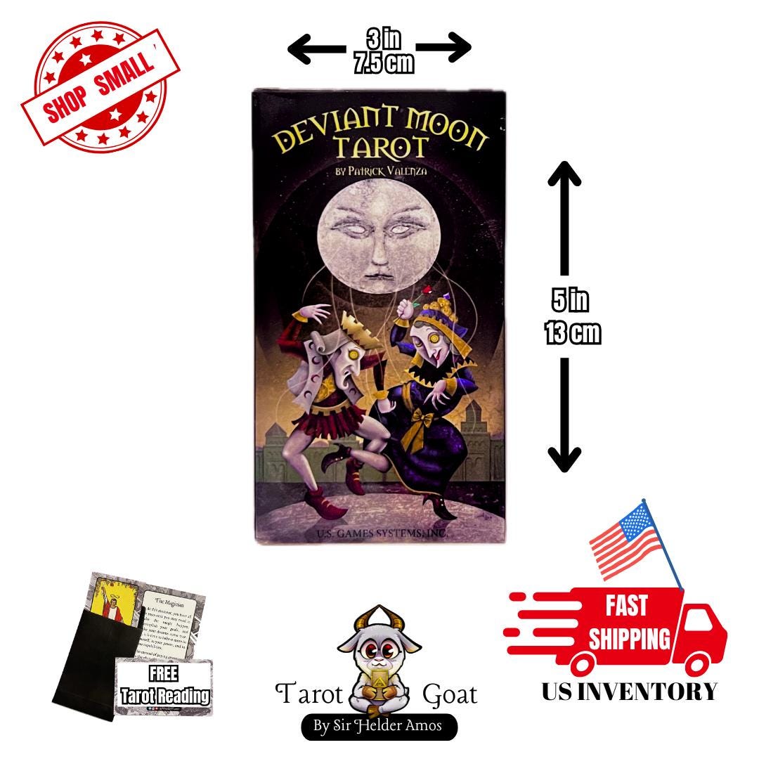 NEW ~ SEALED Deviant Moon Tarot Deck With Booklet by Patrick Valenza ...