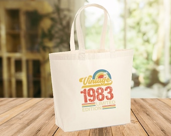 Custom Birthday Gift, 50th Birthday Bag, Birthday Tote, Personalised Tote, 50th Birthday Gift, 40th Birthday Gift, 1973th Gifts, Cotton Bag