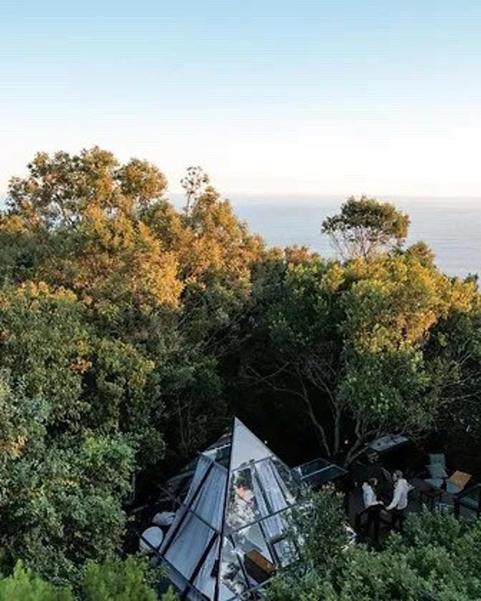 The Glass Pyramid Prefabricated House Greenhouse or Etsy