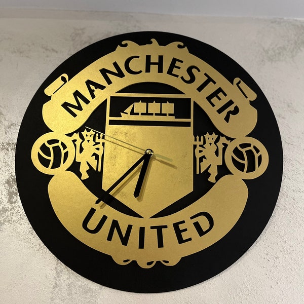 Manchester United Wooden Wall Etsy UK