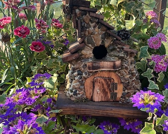 Handmade in Canada ..  Whimsical Birdhouse | Fairy Garden Cottage