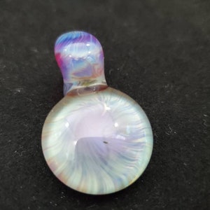 Small Amber Purple Pendant