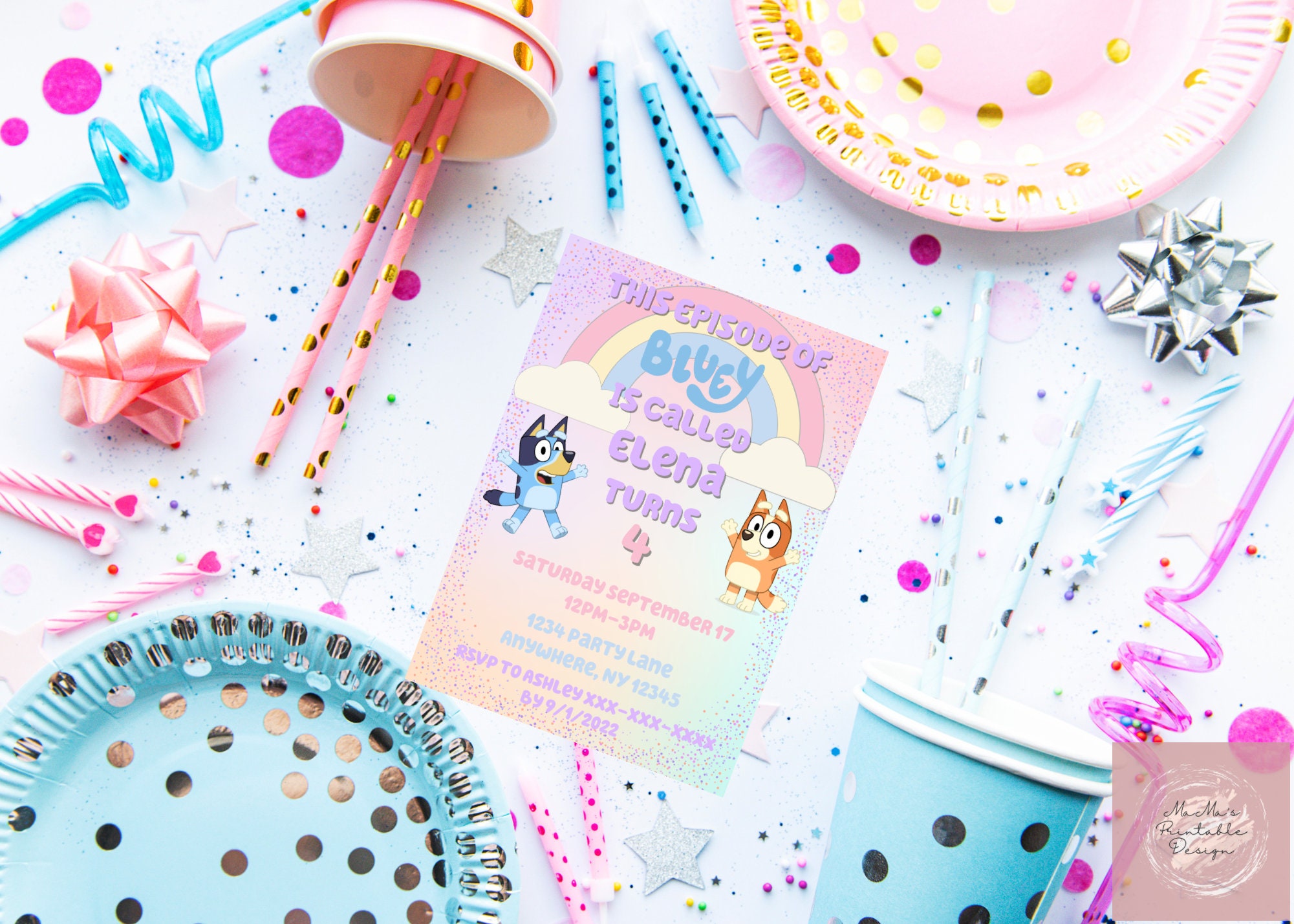 Bluey Birthday - Etsy