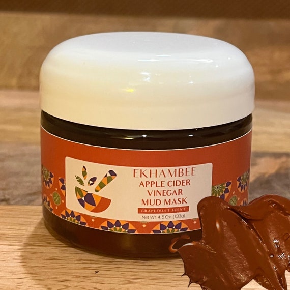 NATURAL MUD MASK Apple Cider Vinegar Mud Mask Natural Vegan