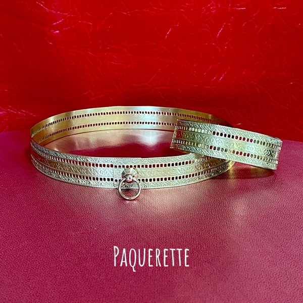 “Infinity” type choker, “Paquerette” model