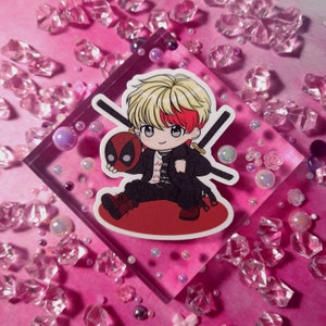 Stray Kids Lee Felix OOTD Serie matt Vinyl Aufkleber