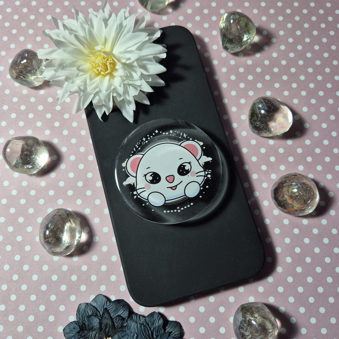 SKZOO グリップトック ヒョンジン Stray Kids Hyunjin Skzoo Babies Acrylic and Epoxy Phone Grip for