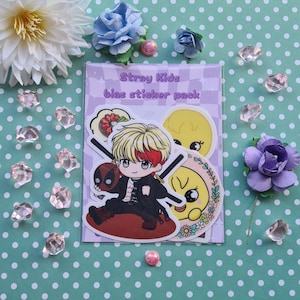 Stray Kids Aufkleber Felix matt Bias-Pack - 4 Aufkleber
