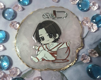Stray Kids Hwang Hyunjin OOTD acrylic epoxy keychain
