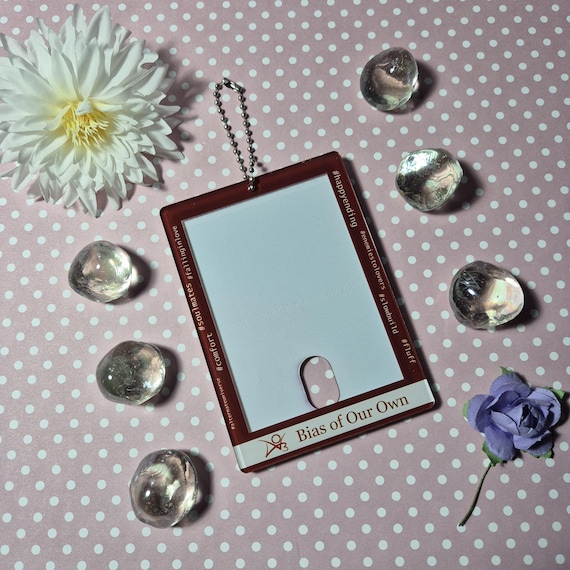 Ao3 bias fanfiction acrylic photocard holder