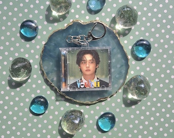 Stray Kids Lee Know Minho Youth handgemaakte mini-cd-sleutelhanger met NFC