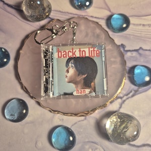 Stray Kids Han Jisung Back To Life handgjord mini-CD-nyckelring med NFC