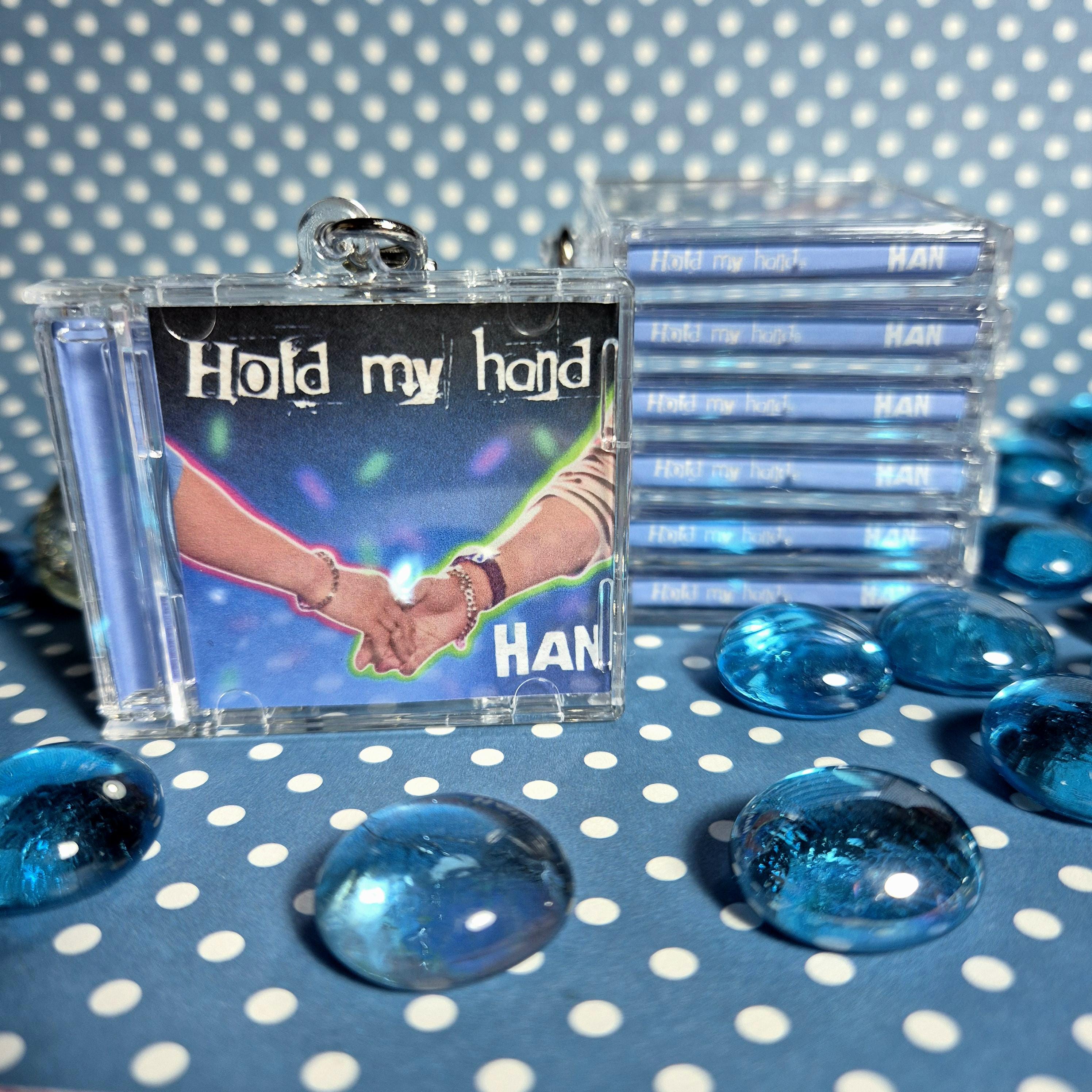 Stray Kids Han Jisung Hold My Hand Handmade Mini CD Keychain With