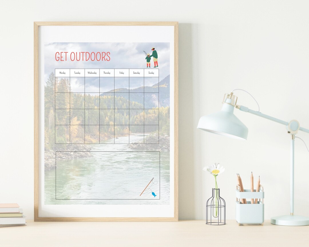 Outdoor Themed Digital Planner - Etsy