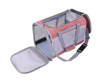Transport bag for cat durable carrier ideal for the car foldable for easy storage