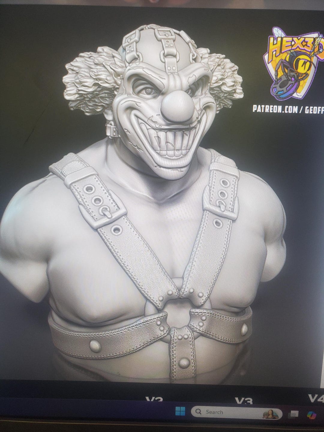 Teeth Bust Twisted Metal Sweet Tooth Bust - Etsy