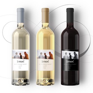 Are We? | Friendship | Personalized Editable Custom Wine Label | Photo Wine Label Template | Minimalist | Digital Download | Printable