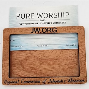 JW Regionler Convention Ausweishalter