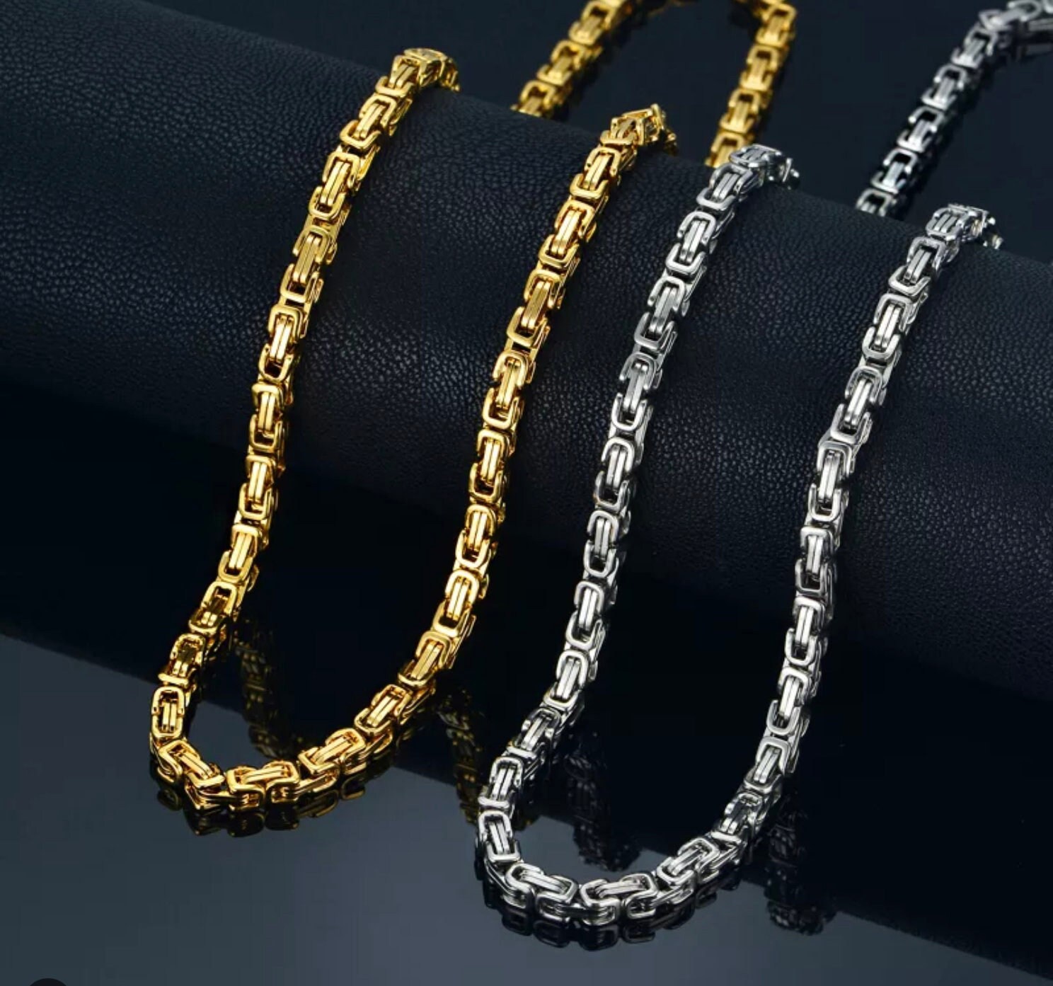 12pcs 30 Inch Long Necklace Chains Bulk Necklace Chains Gold Necklace  Supply Long Silver Necklace Chain Long Bronze Necklace Chain 